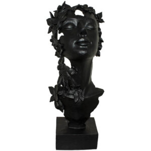 LADY BUTTERFLY ON PLINTH 50CM