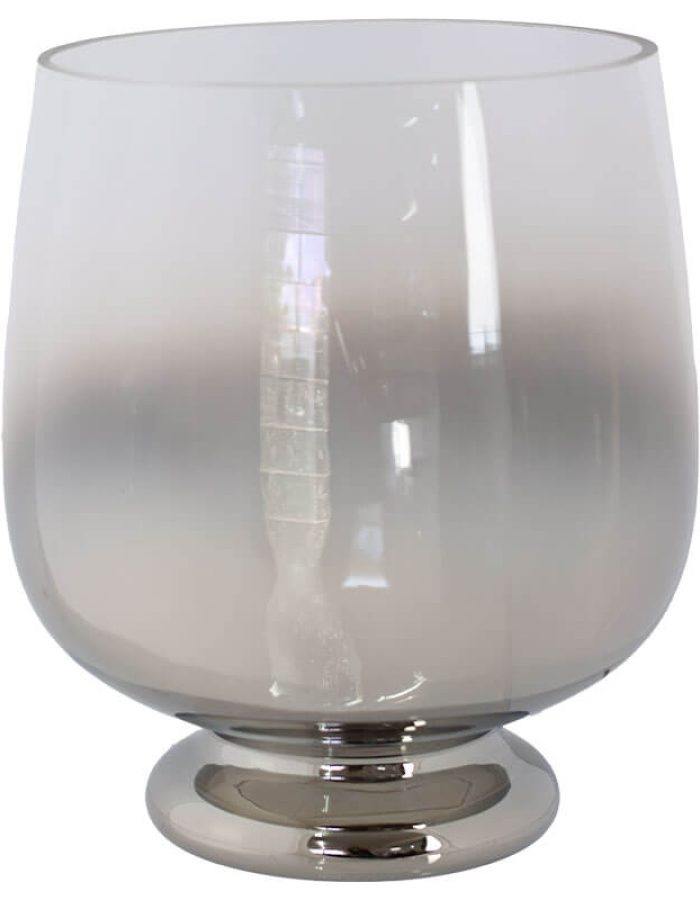 CLEAR/GUNMETAL HURRICANE 25CM