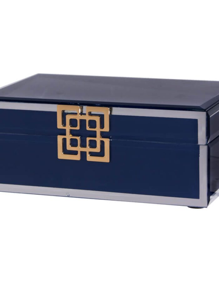 NAVY BLUE BOX 20X13X8CM